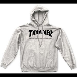 Grey thrasher hoodie